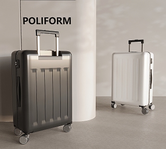 Modern Luggage Case Suitcase Luggage 3d model