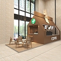 Bakery Coffee Shop Milk Tea Shop Lobby Shop 3d model