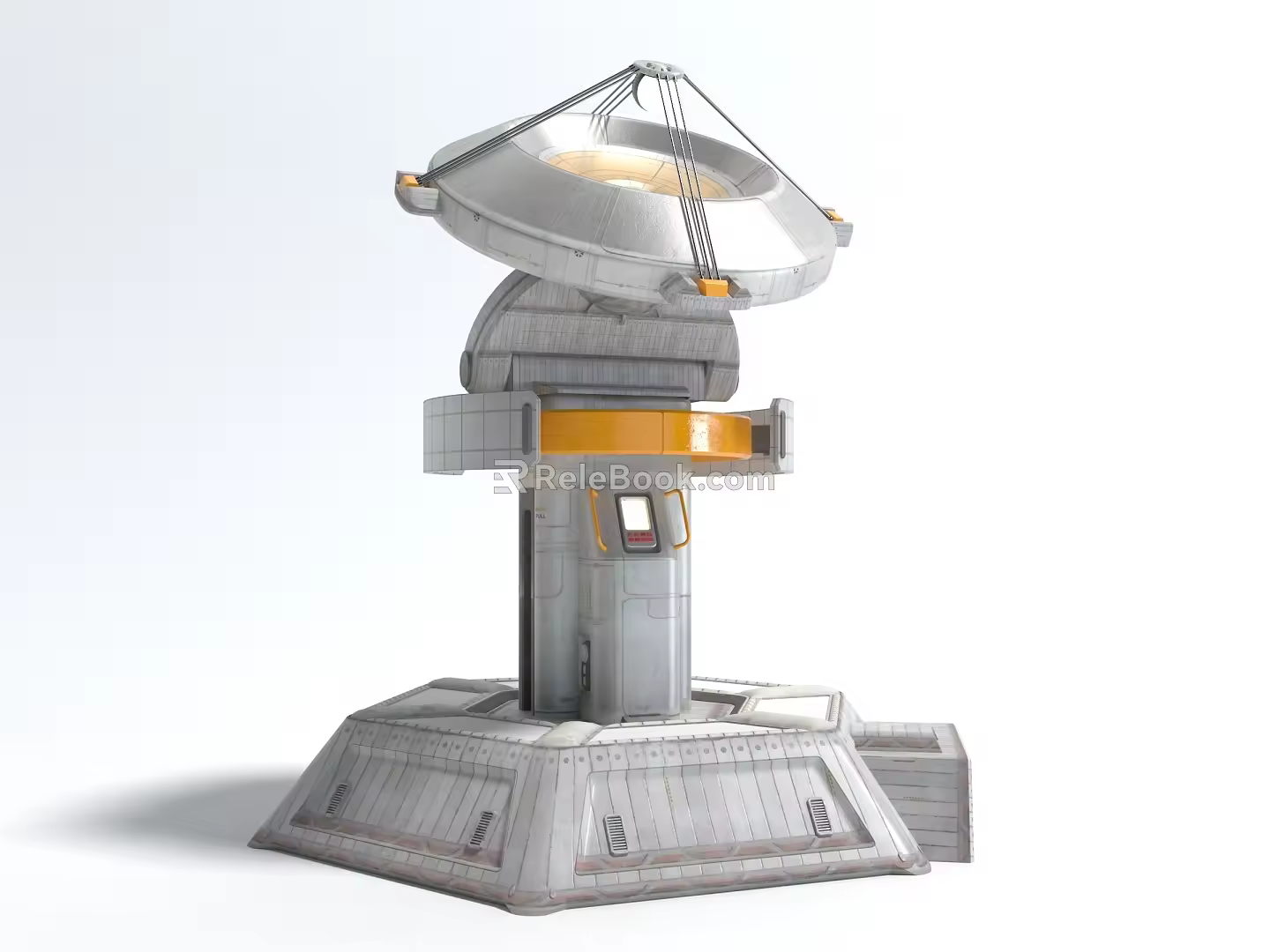 Style Communication Tower Signal Tower Public Facilities Base Station Radar 3d model