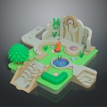 Game Environment Game Scene Fairy Tale Scene Fairy Tale Magic Scene Magic Item Fantasy Scene 3d model