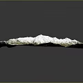 Stunning Natural Mountain Landscape With Snowy Peaks Rocky Terrain And Green Vegetation