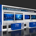 Cross Scene System Solutions Exhibition Island With AI Data Services And SEAHOI Workstations