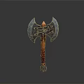 Tomahawk Axe Wooden Axe Handle Axe Mountain Axe Chopping Wood Axe Chopping Wood Axe Magic Axe 3d model