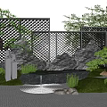 Karesansui Zen Garden Design Featuring Raked Gravel Stones Moss and Japanese Wooden Fence