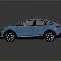 Blue Audi SUV With Modern Sleek Exterior Design And Alloy Wheels