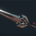 Weapon Sword European Weapon Knife 3d model