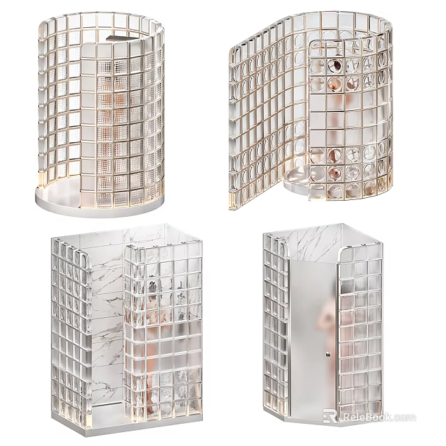 Mesh Designed Living Goods With Various Styles 3d model