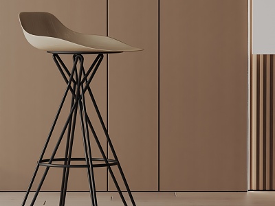 Modern Bar Chair 3d model