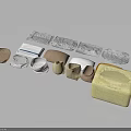 Essential Daily Household Supplies Including Band Aids Gauze Pads Cotton Swabs And Soap