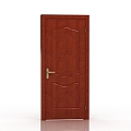 New Chinese Wooden Door 3d model