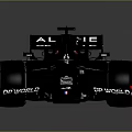 Black Haas Formula 1 Racing Car With Streamlined Design And Sponsor Logos