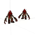 Virtual Character Animation Game Role Robot 3d model