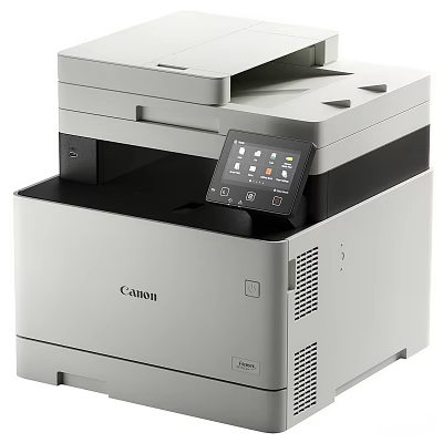 Canon Multifunction Office Printer With Sleek White Black Design And Touchscreen 3d model