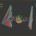 Spaceship Spacecraft 3d model