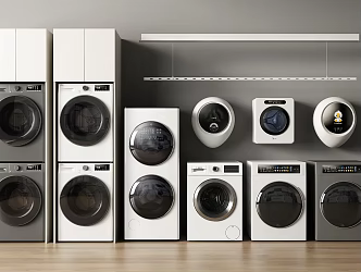 Washing Machine Dryer Washing and Drying suit Washing and Drying All-in-One Drum Washing Machine Wall-Mounted Washing Machine Mini Washing Machine 3d model