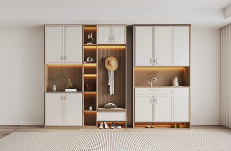 New Chinese Shoe Cabinet 3d model
