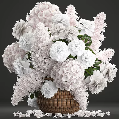 Hydrangea 3d model Hydrangea 3d model