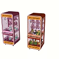 Modern doll machine game machine clip doll machine catch doll machine 3d model