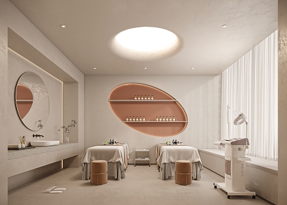 Modern SPA Beauty Salon Room 3d model