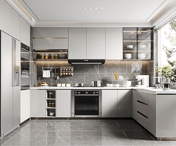 Modern Kitchen 3d model