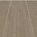 Natural Wooden Flooring With Straight Planks And Herringbone Pattern Design