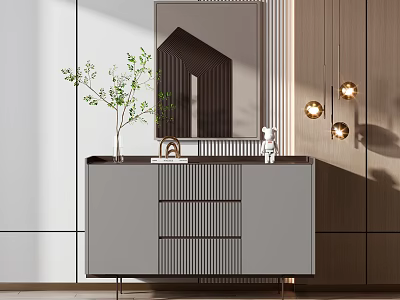 Modern Side Cabinet Entrance Cabinet Side Cabinet 3d model