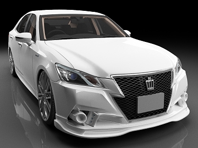 Toyota Crown Yate Sport S210 Sedan Car 3d model