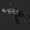 Modern flame gun flame thrower 3d model
