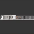 Cartoon Style 3D House Layout With Multiple Rooms Stairs And Furniture Details