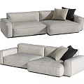 Double sofa 3d model