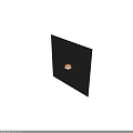 Orange Long Thin Sticks Display On Light Blue Square Base For Sale