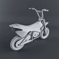 Blue Kids Off Road Motorcycle With Black Seat And White Accents