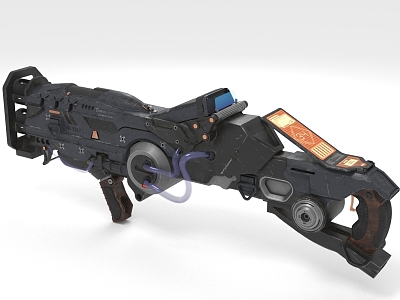 Sci-firearms long-range weapons model