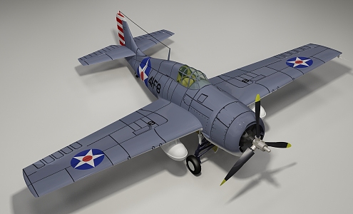 modern aircraft 3d model