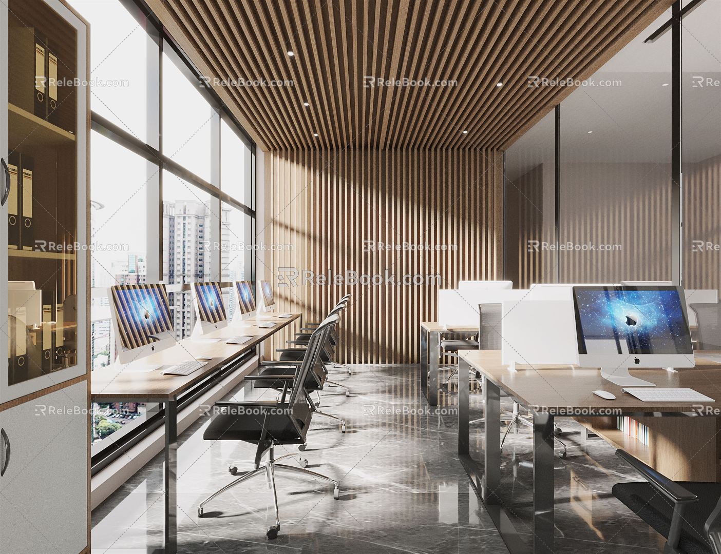 Meeting Room Office Modern Public Office Area 3d model