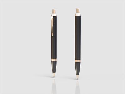 Modern ballpoint pen oil pen 3d model