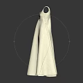Elegant White Long Sleeveless Dress With Button Front And Textured Fabric