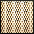 Stylish Perforated Partition Design With Circular Hole Pattern For Modern Interior Decor
