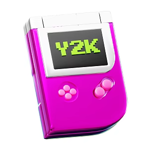Modern cartoon game machine 3d model