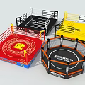 Challenge Ring Boxing Ring Boxing Ring 3d model