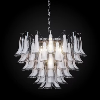 Crystal chandelier 3d model