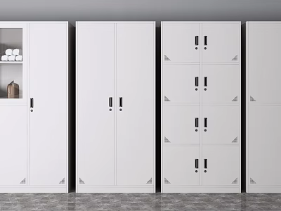 Modern wardrobe locker 3d model