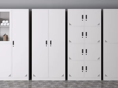 Modern wardrobe locker 3d model Modern wardrobe locker 3d model