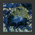 Garden Landscape with 3D Terrain Model Mountains Green Vegetation and Blue Water Areas