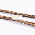 Natural Stone Wood Decorative Sticks With Rustic Texture And Handcrafted Design
