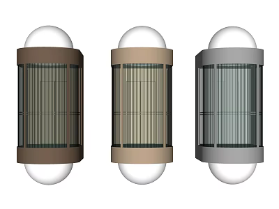 Modern Elevator Sightseeing Elevator Car 3d model