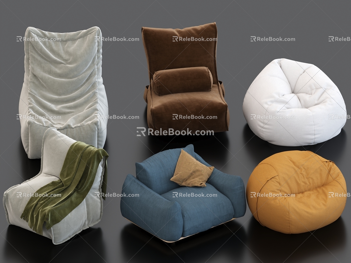 Single Sofa Sofa Chair Armchair 3d model