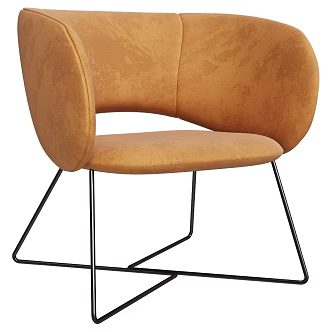 Modern armchair single chair 3d model