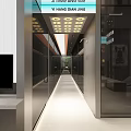 Modern Internet Cafe Interior With Self-service Tea Area And Beverage Shelves