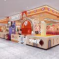 Kids Sports Fitness Activity Area Indoor With Pink Decorations And Bear Doll